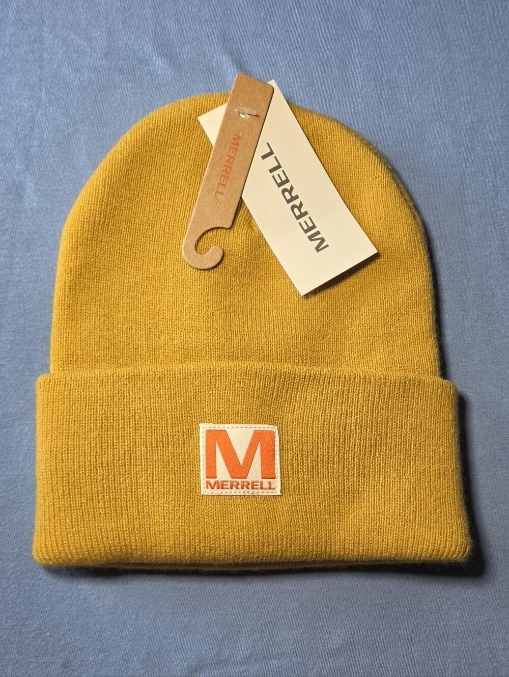 Merrell Classic Beanie - Gold Knit NWT